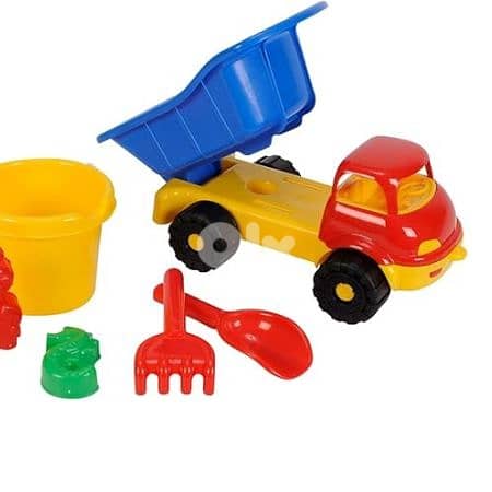 Simba Truck Sand Toys 6 Pcs L30 x H16 x W18 cm - طقم ألعاب شاحنة الرمل 0