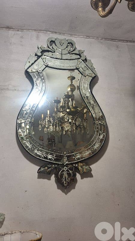 original murano large italian venitian mirror 0