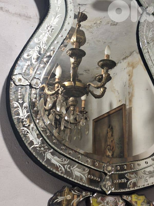 original murano large italian venitian mirror 4
