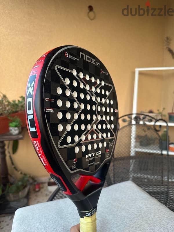 Nox AT10 Genius 18K By Agustin Tapia padel racket 1