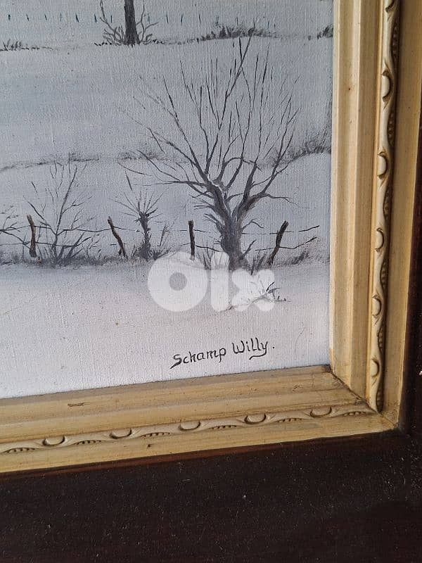 handpainted signed oil painting 1