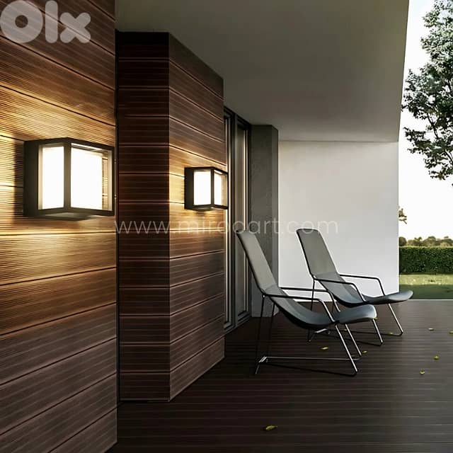 Sleek Cube Wall Light – Waterproof 3000K LED for Garden & Patios 3