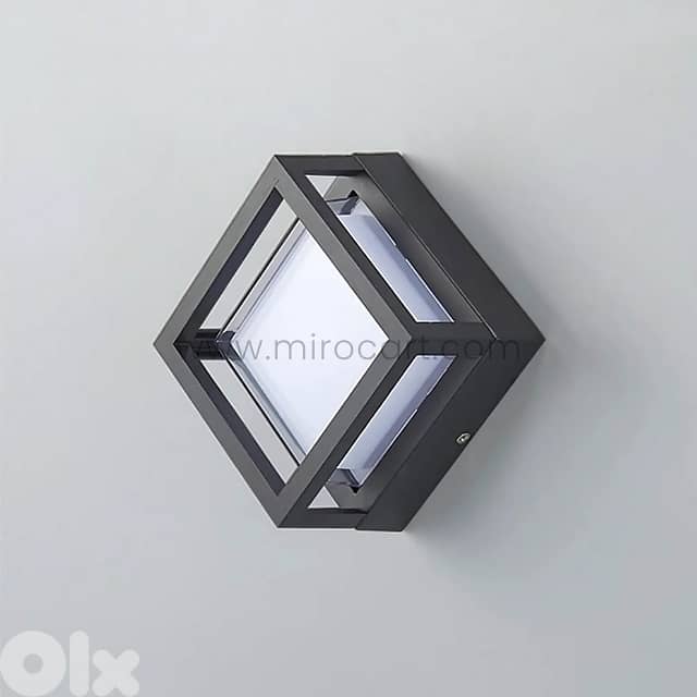 Sleek Cube Wall Light – Waterproof 3000K LED for Garden & Patios 6