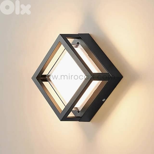 Sleek Cube Wall Light – Waterproof 3000K LED for Garden & Patios 7