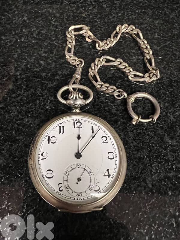 German Memorial Silver Pocket Watch 2