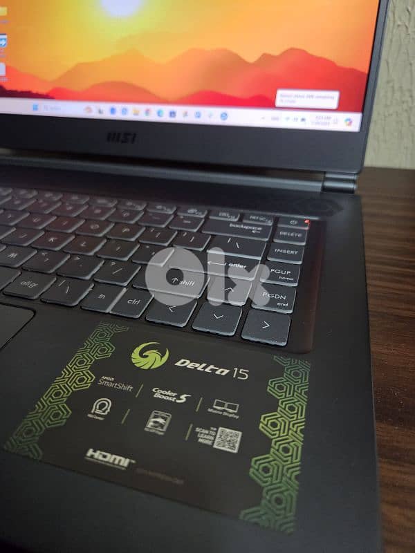 Gaming laptop msi delta 15 1