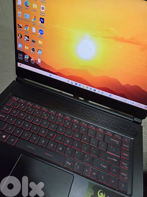 Gaming laptop msi delta 15 6