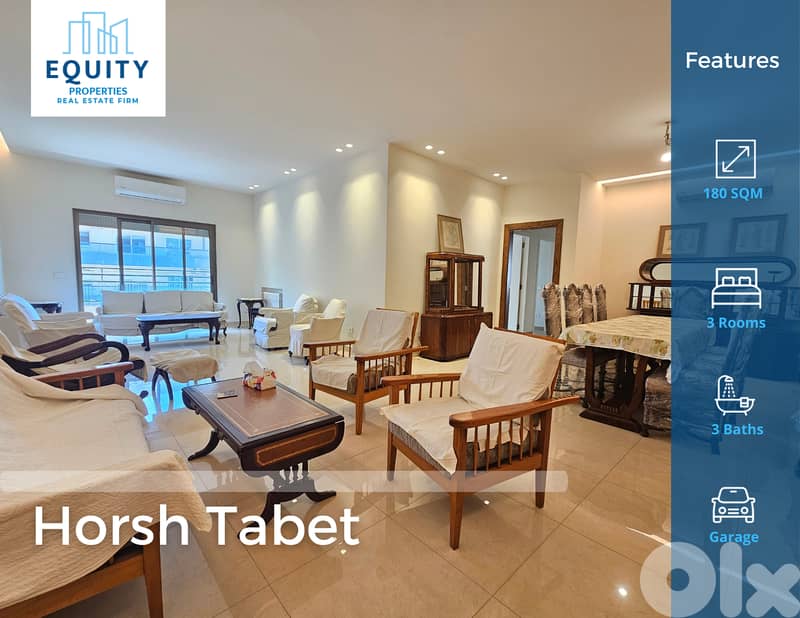 Furnished 180 SQM Apartment For Sale In Horsh Tabet #HH1873157 0