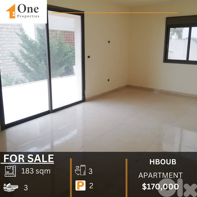 APARTMENT FOR SALE IN HBOUB 0