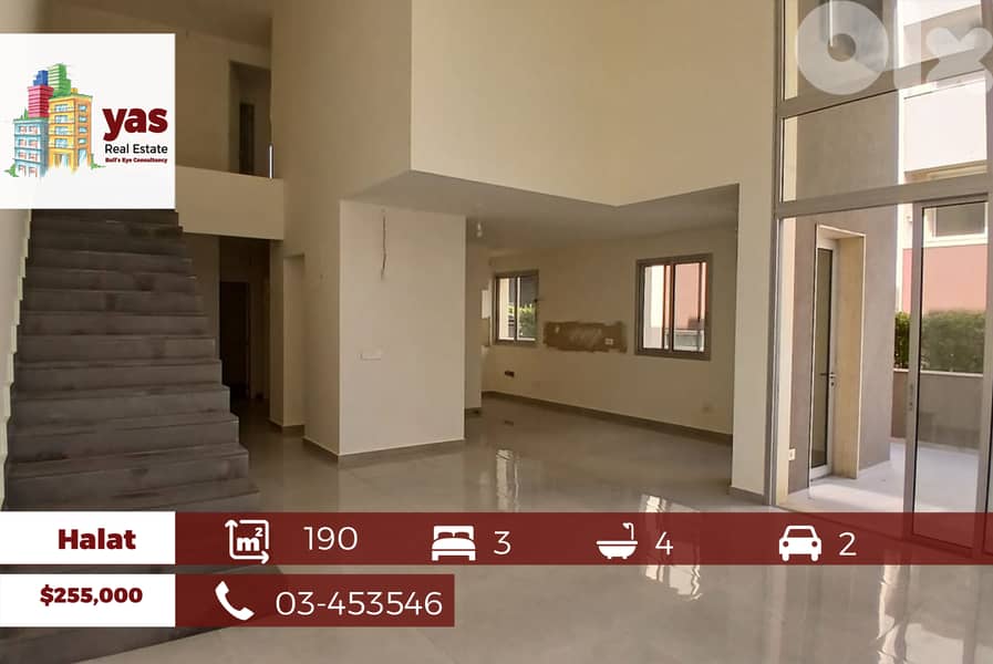 Halat 190m2 | Terrace/Garden 75m2 | Duplex | Payment Facilities |ABA| 0