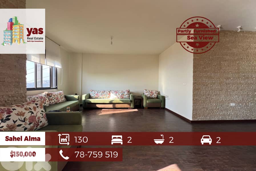 Sahel Alma 130m2 | Well Maintained | Astonishing Sea View | EH/PA 0