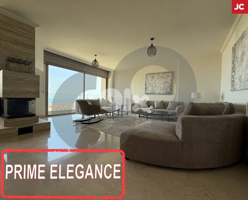 Elegant Duplex -Panoramic City & Sea View in Ain Saadeh ! REF#JC124203 0