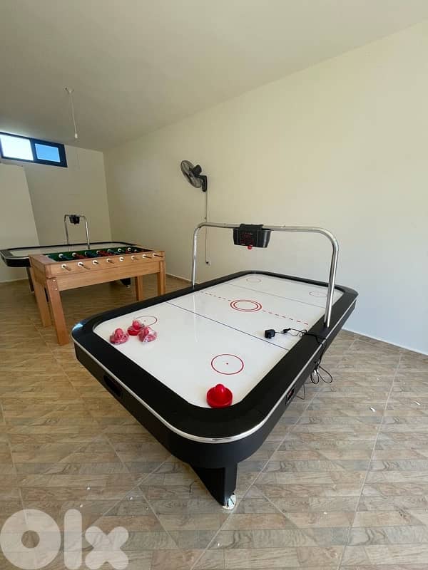 Billiard Pool Table, Air Hockey, Baby Foot ZAYN  Soccer Table 8
