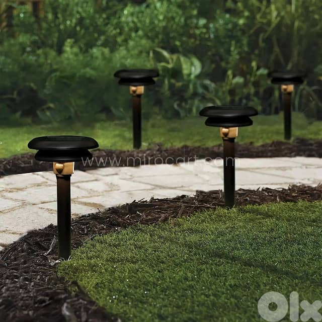 Solar Motion Pathway Light – Warm/Cool LED, Stainless & Waterproof 1