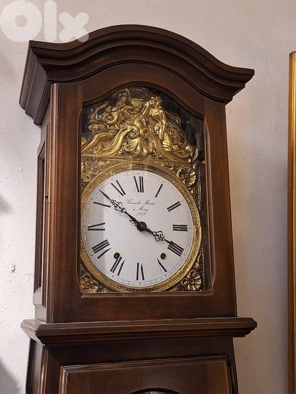 antique french grandfather clock 1