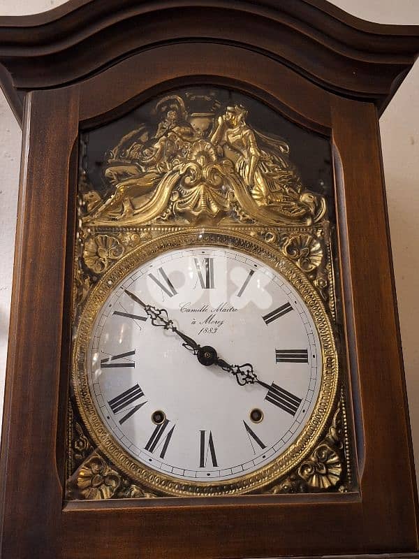 antique french grandfather clock 4