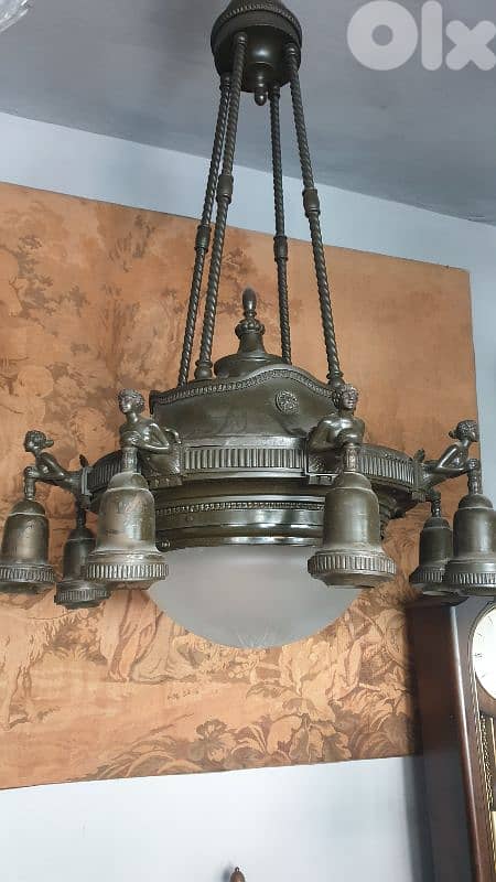 empire french bronze chandelier 2