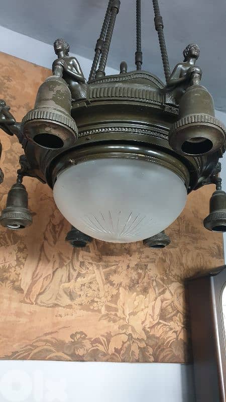 empire french bronze chandelier 3