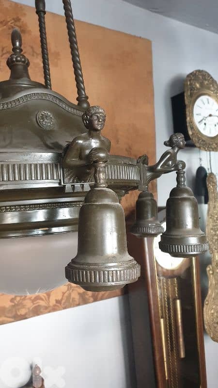 empire french bronze chandelier 4