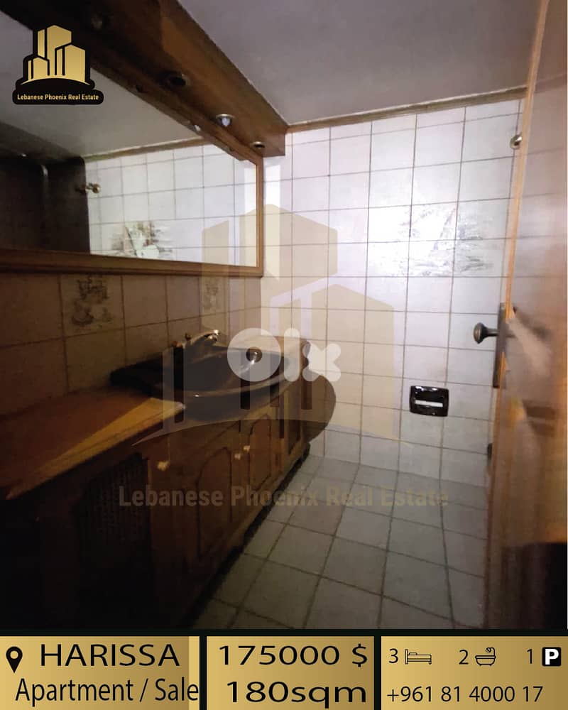 Fully Furnished 180 sqm Apartment for sale in Harissa with unblockable 0