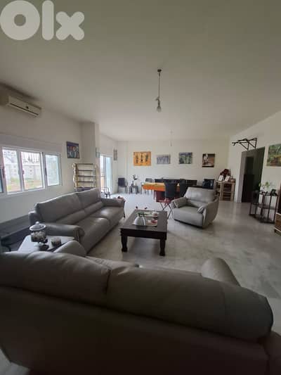 Dik El Mehdi furnished ground floor apartment 160 sqm for rent #6688