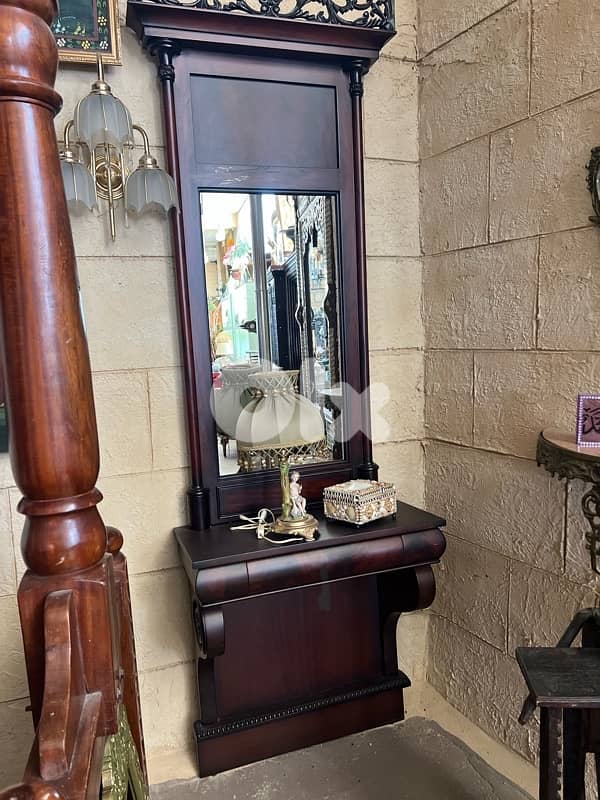 solid wood console 1