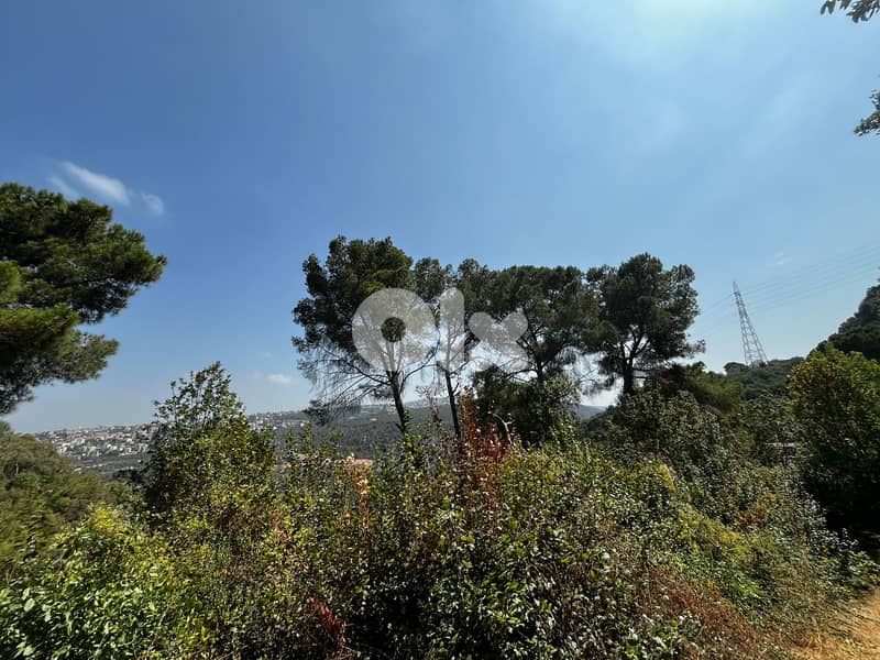 Prime location Mountain V land in Kornet El Hamra أرض في قرنة الحمرا 2