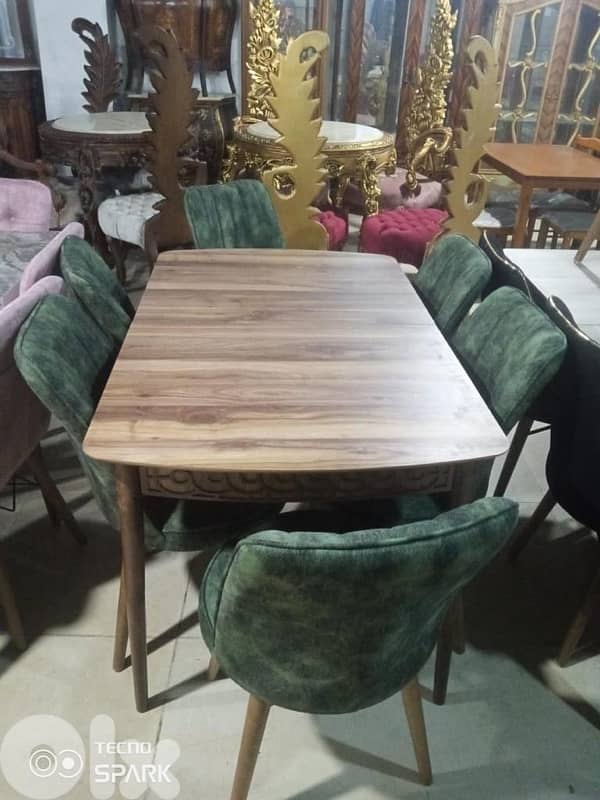 طاولة سفرة 6 كراسي تركيا جديدة بافضل الاسعار 0