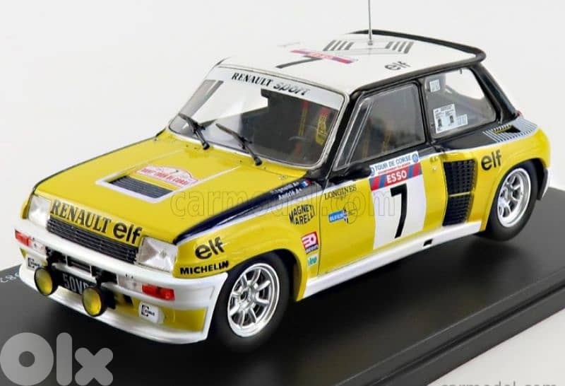 Renault R5 Turbo (Tour De Corse 1982) diecast car model 1;24 0