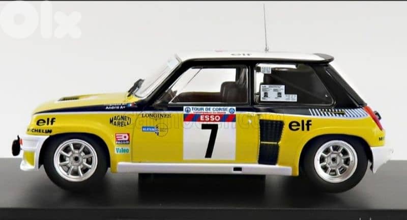 Renault R5 Turbo (Tour De Corse 1982) diecast car model 1;24 1