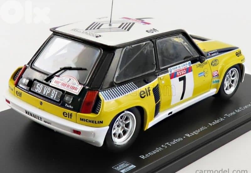 Renault R5 Turbo (Tour De Corse 1982) diecast car model 1;24 2