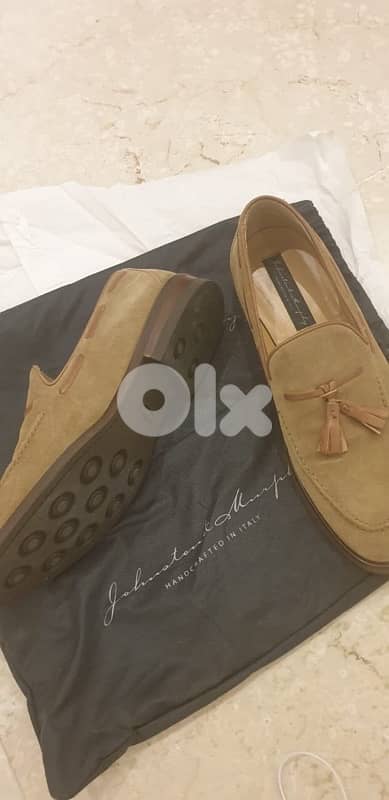 Johnston & Murphy Italian Suede Tassel Loafers –Men’s Size 11 (Unworn) 0