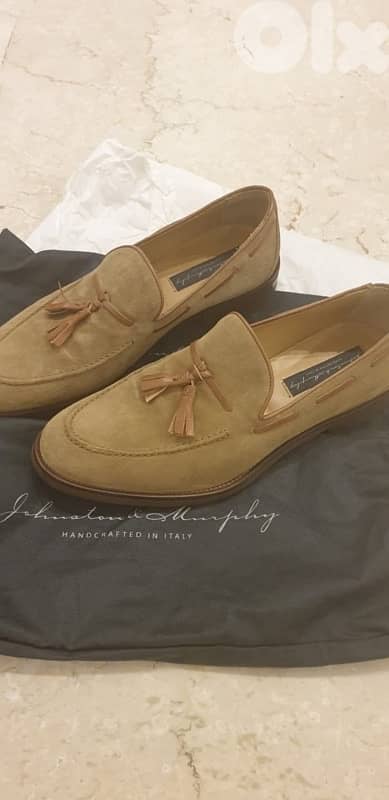 Johnston & Murphy Italian Suede Tassel Loafers –Men’s Size 11 (Unworn) 1