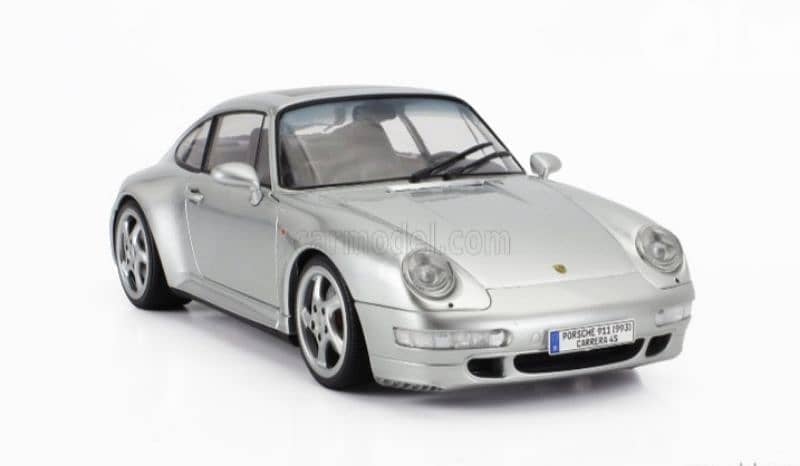 Porsche 911 (993) Carrera 4S 1996 diecast car model 1;18 3