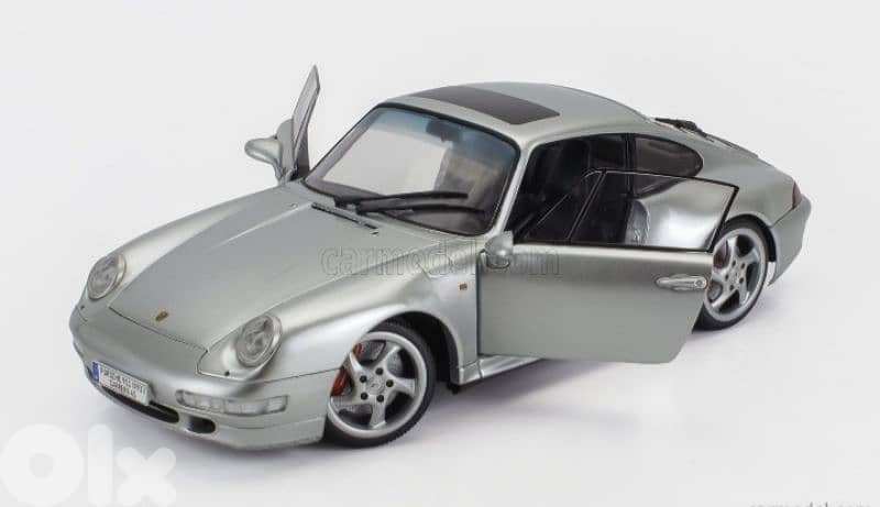 Porsche 911 (993) Carrera 4S 1996 diecast car model 1;18 5