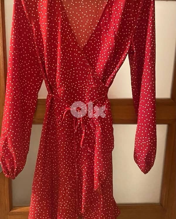 shein polka dot dress 4