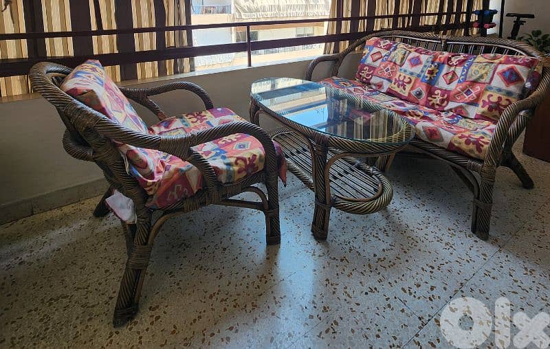 bamboo outdoor set 1