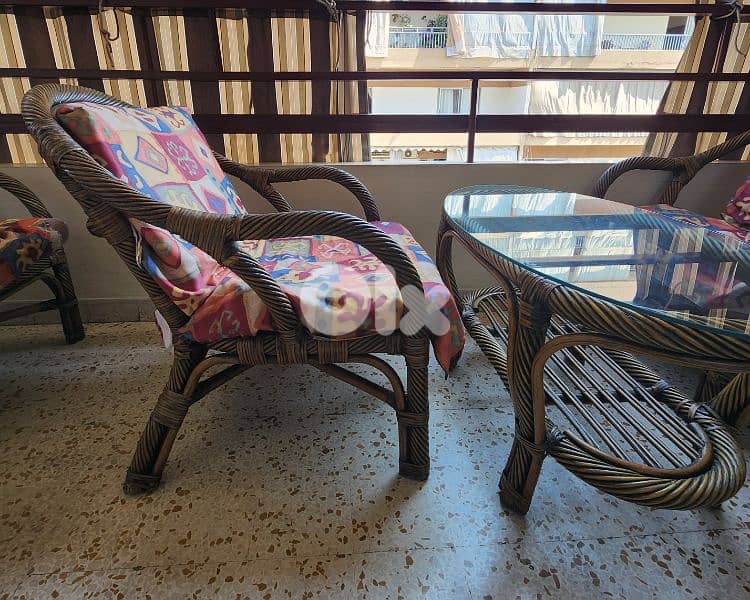 bamboo outdoor set 3