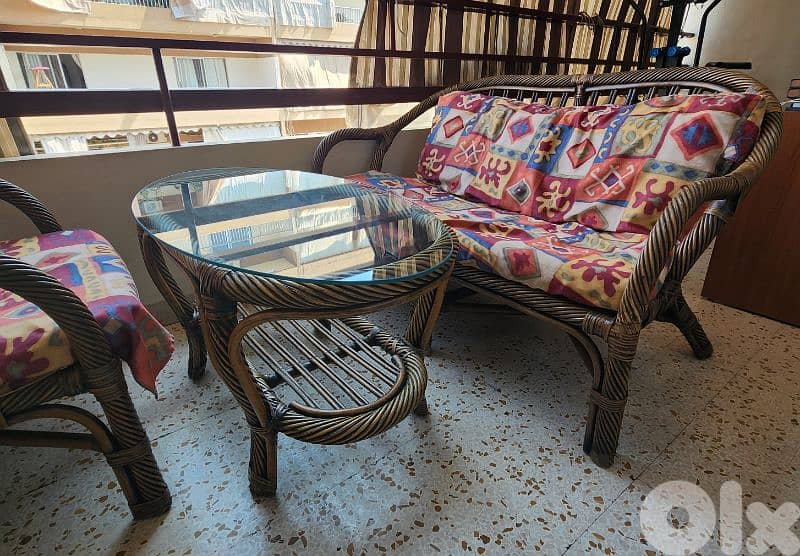 bamboo outdoor set 4