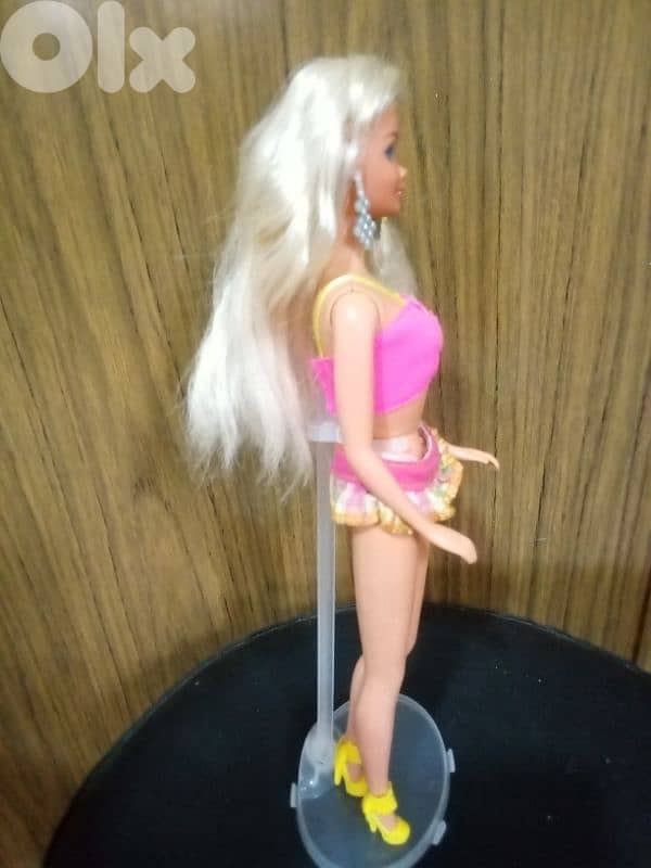 TROPICAL SPLASH Barbie Mattel 1994 vintage wearing+Shoes Great doll=35 3