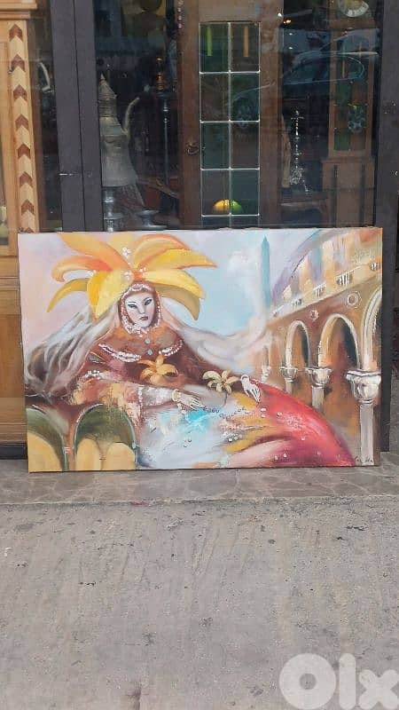 لوحة رسم زيتي روسيّة 0