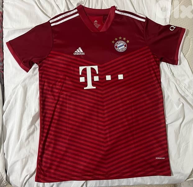 Bayern Munich Goretzka 8 home adidas kit 2022 1