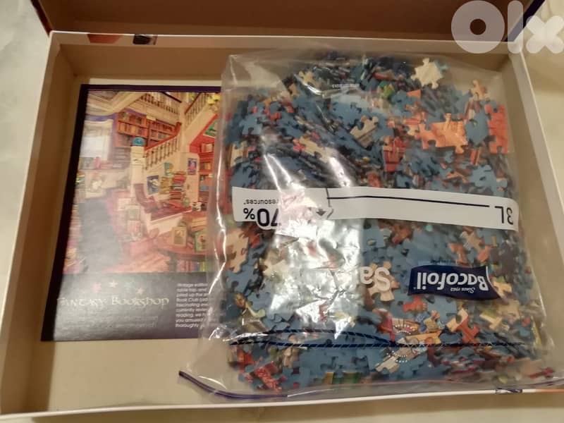 Fantasy bookshop Ravensburger puzzle 1000pcs 1