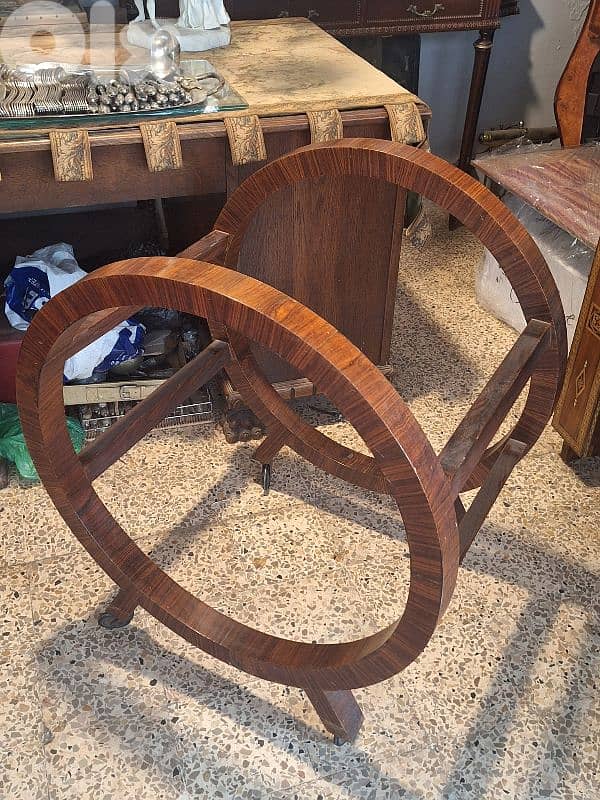 art deco removable trays trolley 3