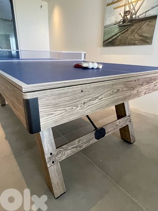 3-in-1 Billiard, Table Tennis, and Dining Table 3