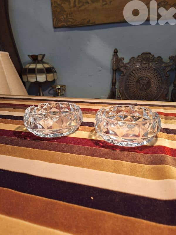 crystal ashtrays 0