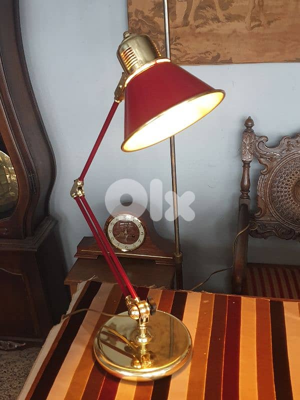 english antique brass desk lamp 1