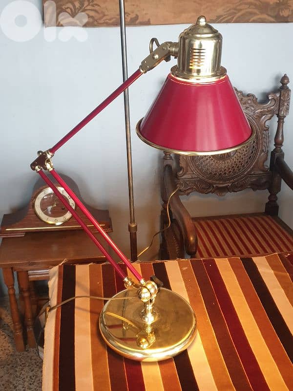 english antique brass desk lamp 2