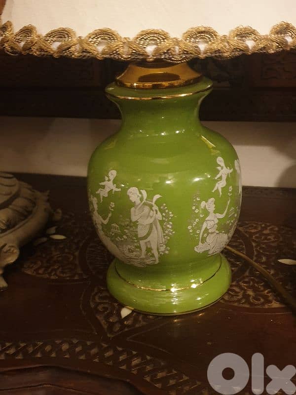 handmade italian porcelain lamp 3