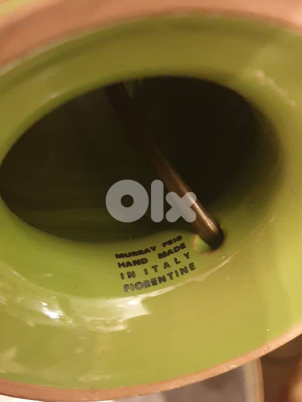 handmade italian porcelain lamp 4